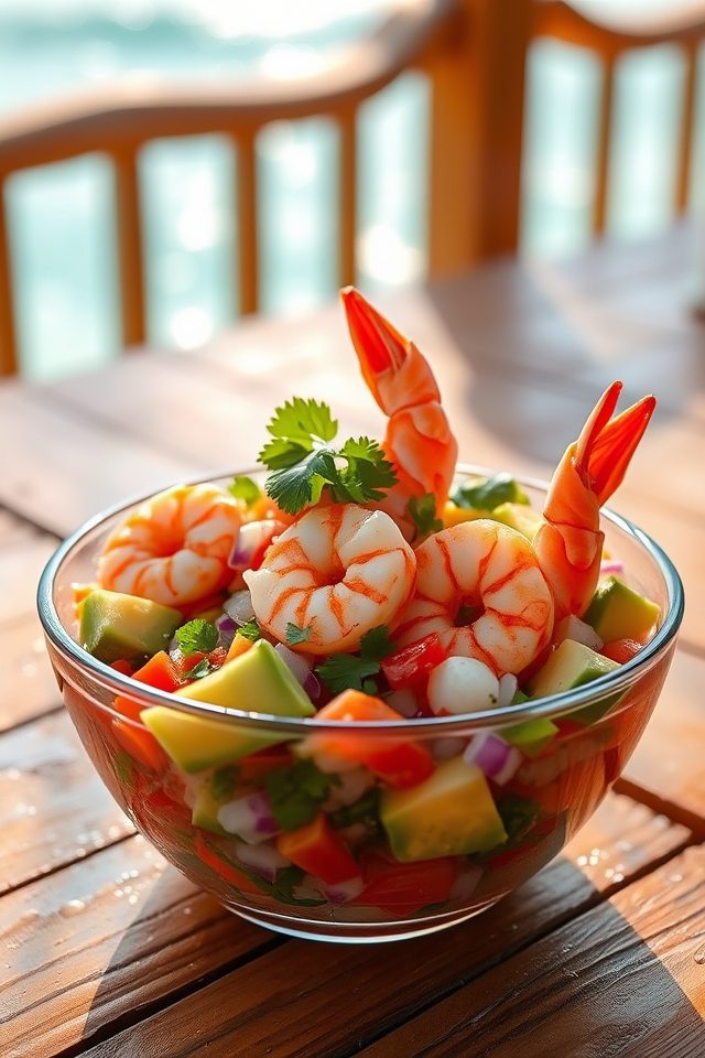 lobster shrimp ceviche appetizer