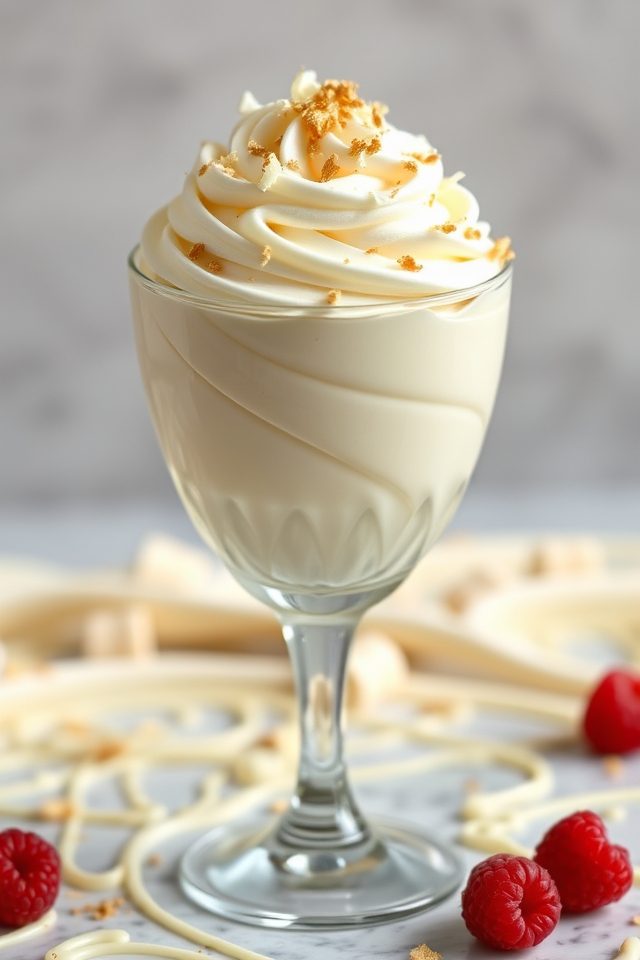 luxurious creamy chocolate dessert