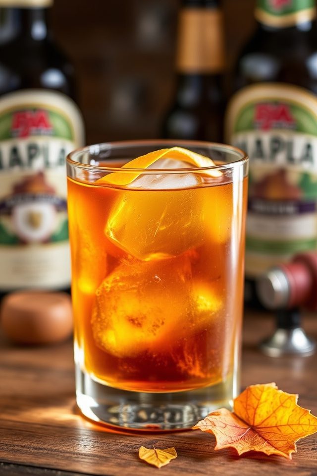 maple beer cocktail delight