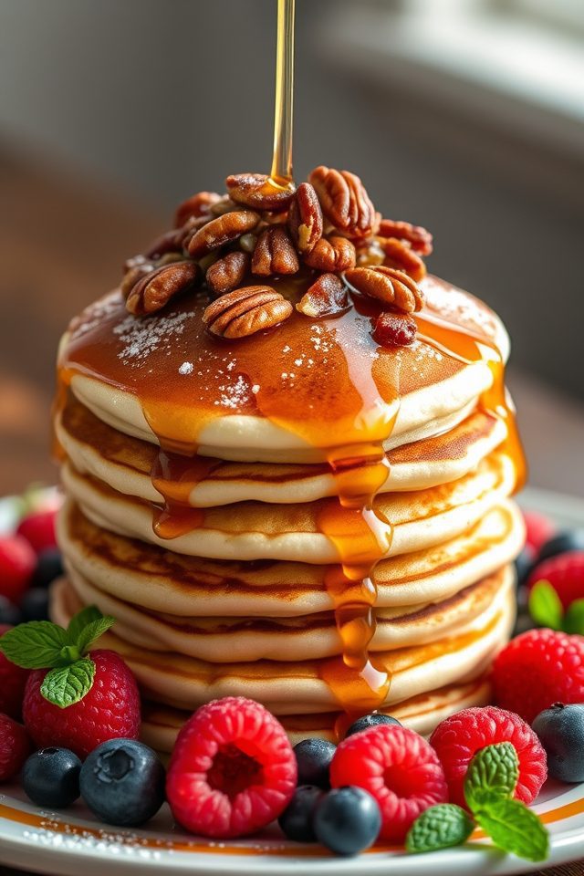 maple pecan pancake delight