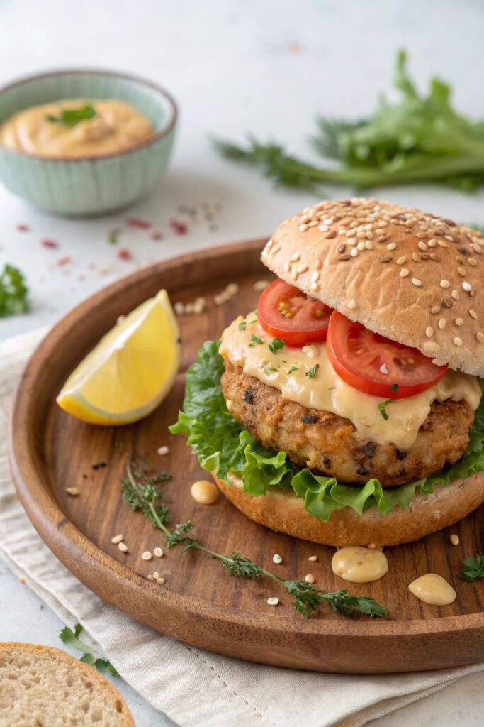 mediterranean chickpea burger recipe