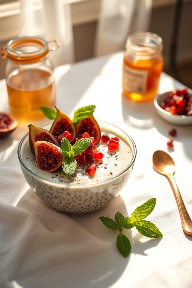 mediterranean chia seed parfait