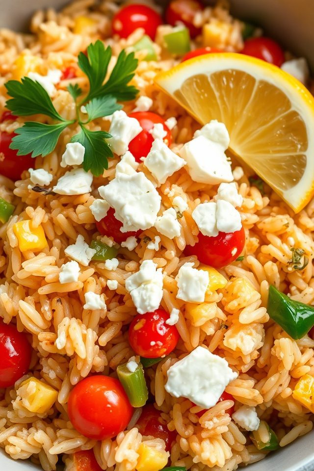 mediterranean fried rice recipe