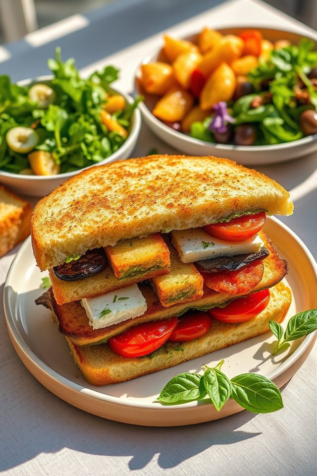 mediterranean twist sandwich delight