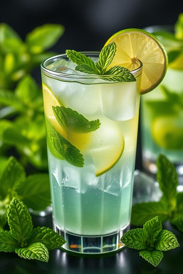 minty summer cocktail twist