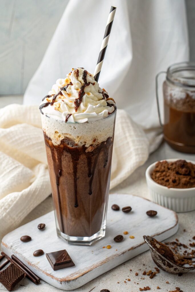 chocolate coffee milkshake indulgence