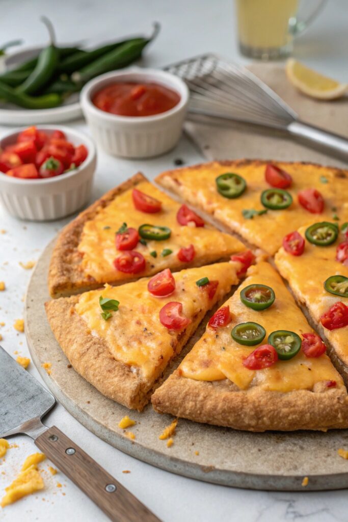nacho cheese pizza delight