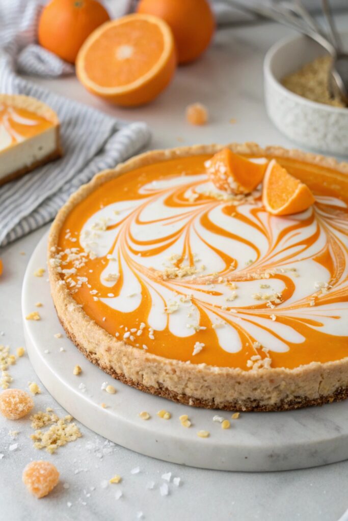 no bake orange cream pie