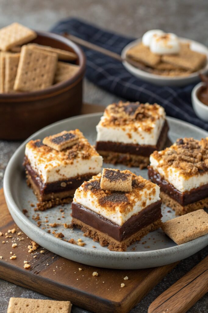 No-Bake S'mores Bars