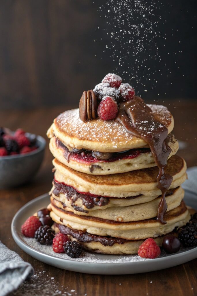 nutella filled pancake delight