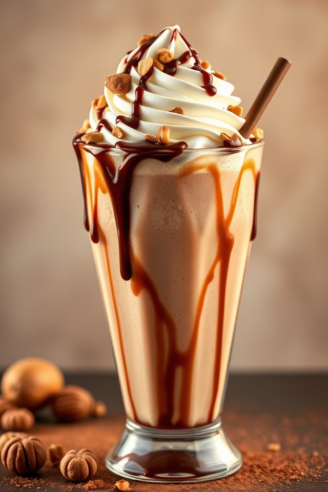 nutella hazelnut ice cream shake