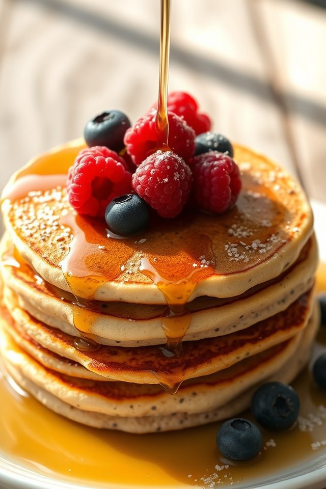 nutritious chia seed pancakes