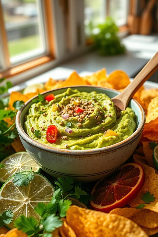 nutritious cilantro lime dip