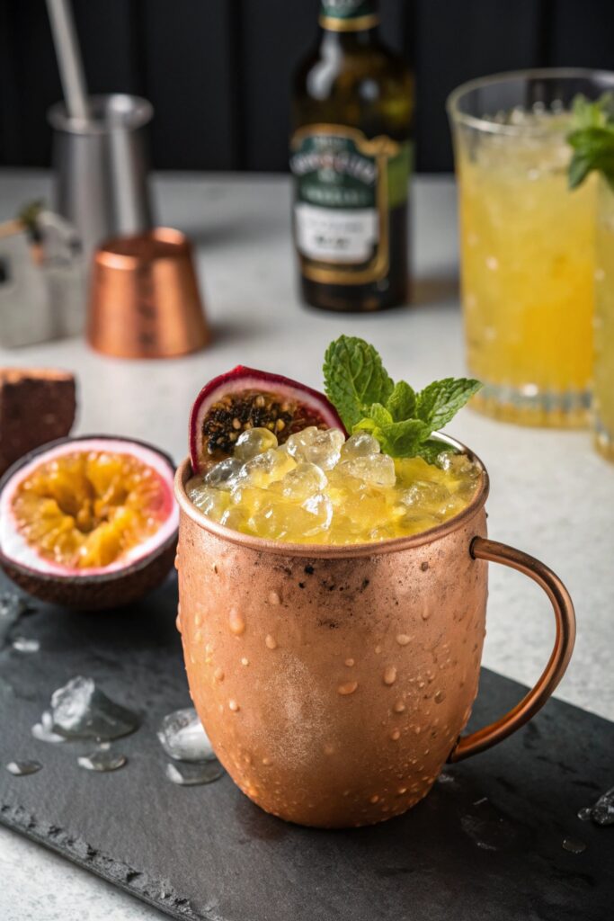 tropical vodka ginger cocktail