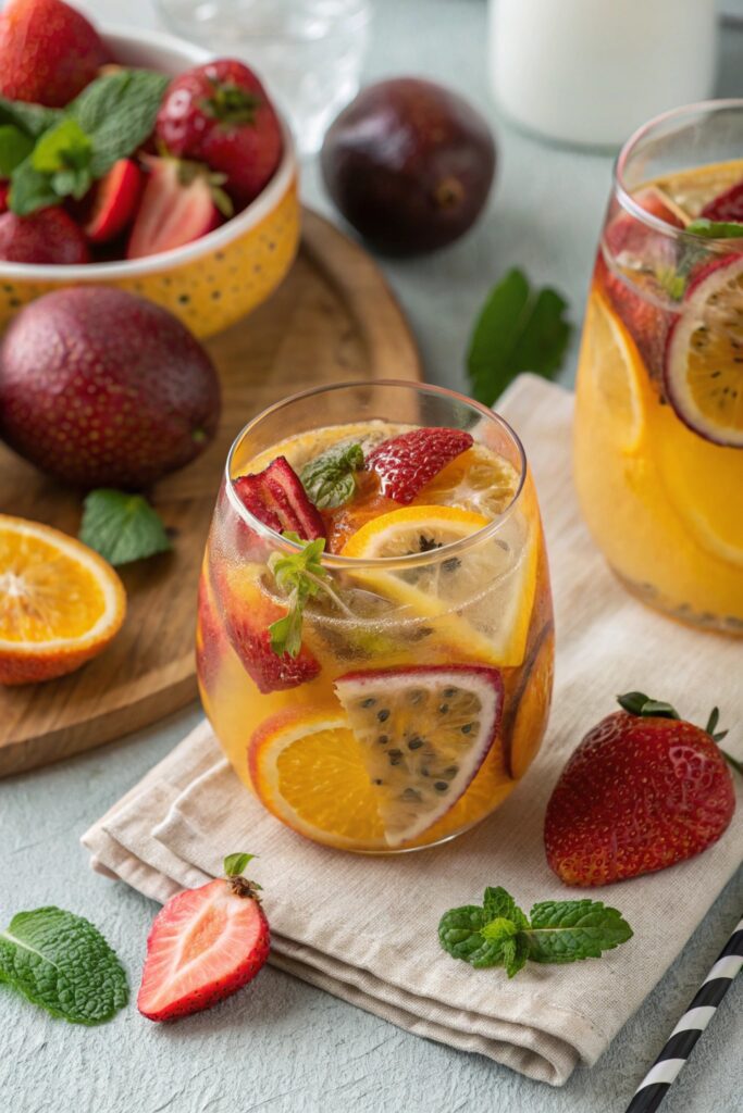 tropical passion fruit refreshment