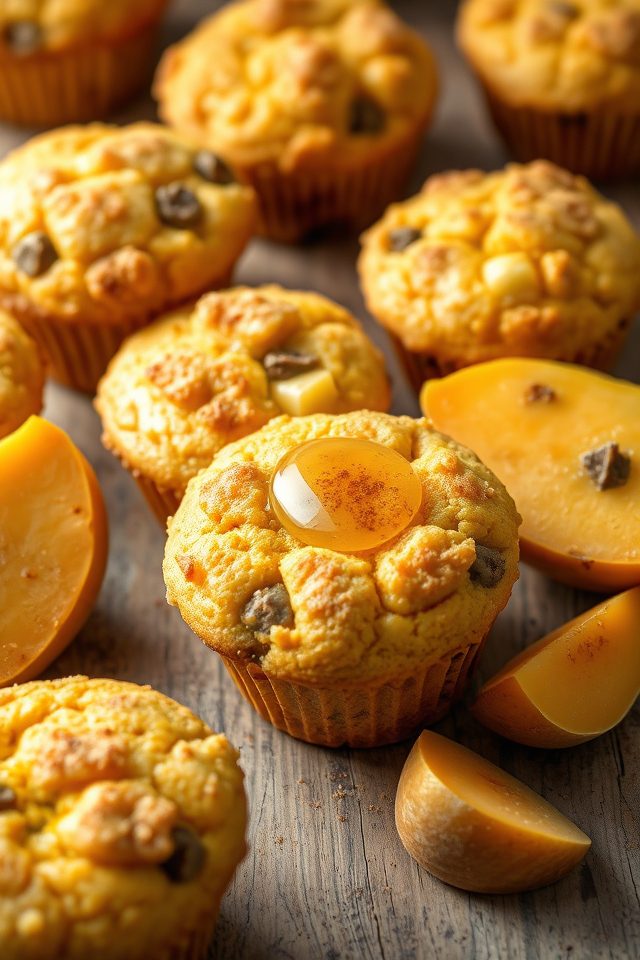 pawpaw muffins with crumble