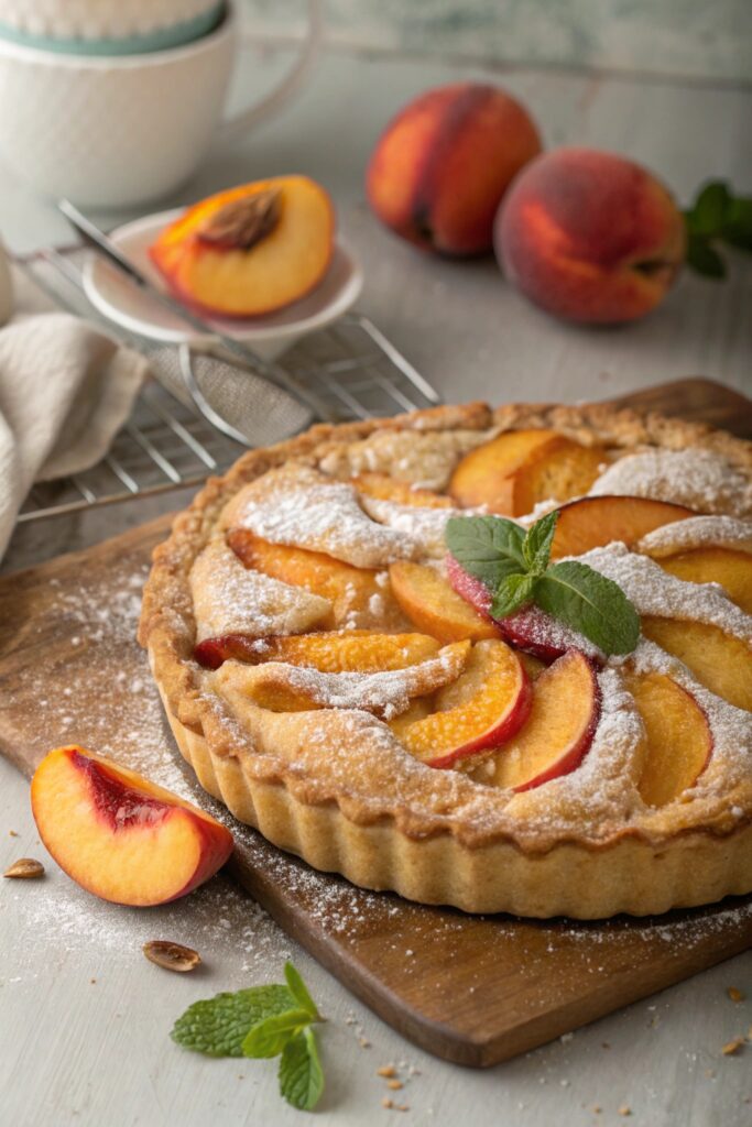 peach bourbon pie delight