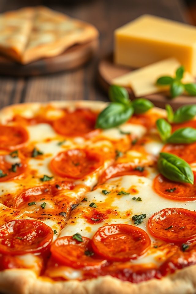 pepperoni cheese pizza recipe