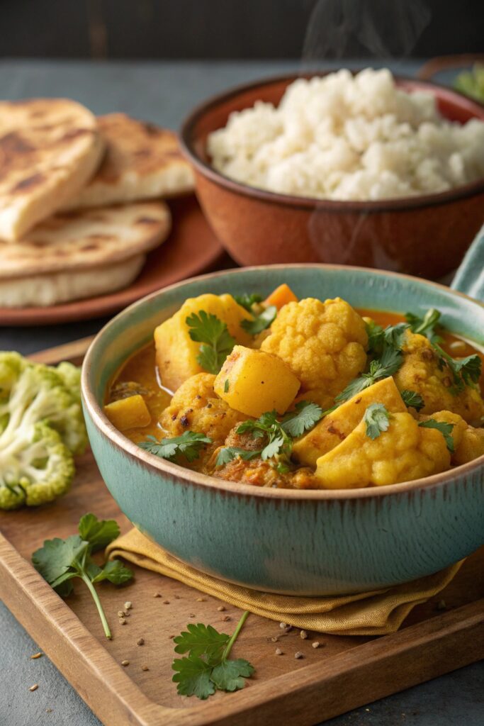 aromatic vegetarian curry dish