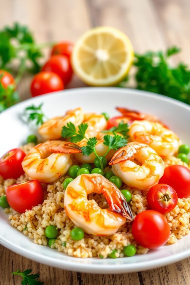 quick lemon garlic shrimp