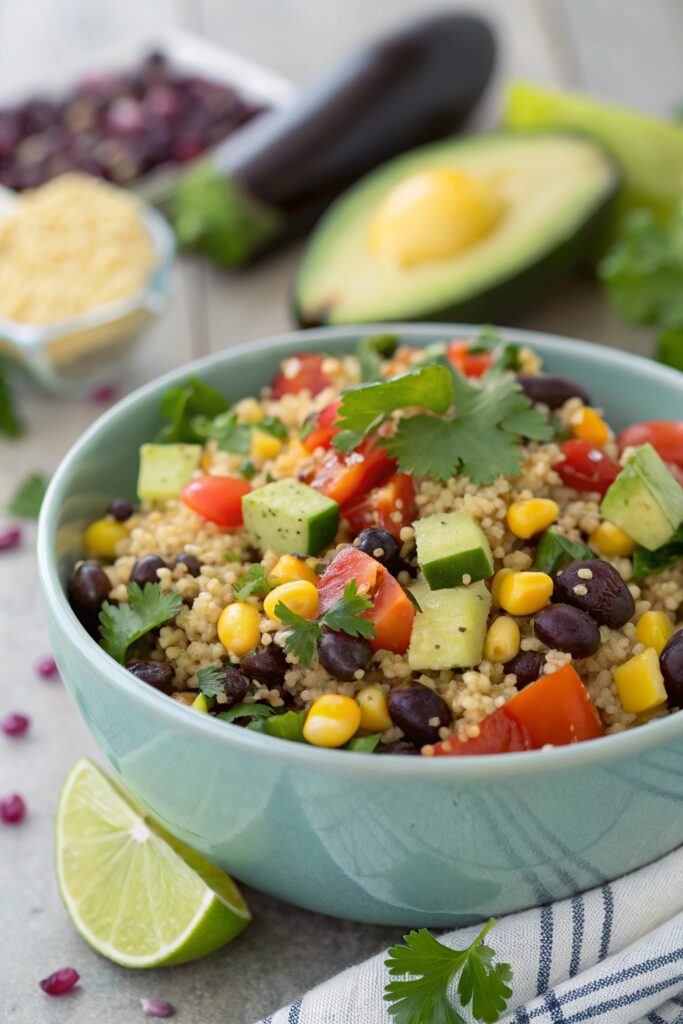 quinoa black beans corn salad