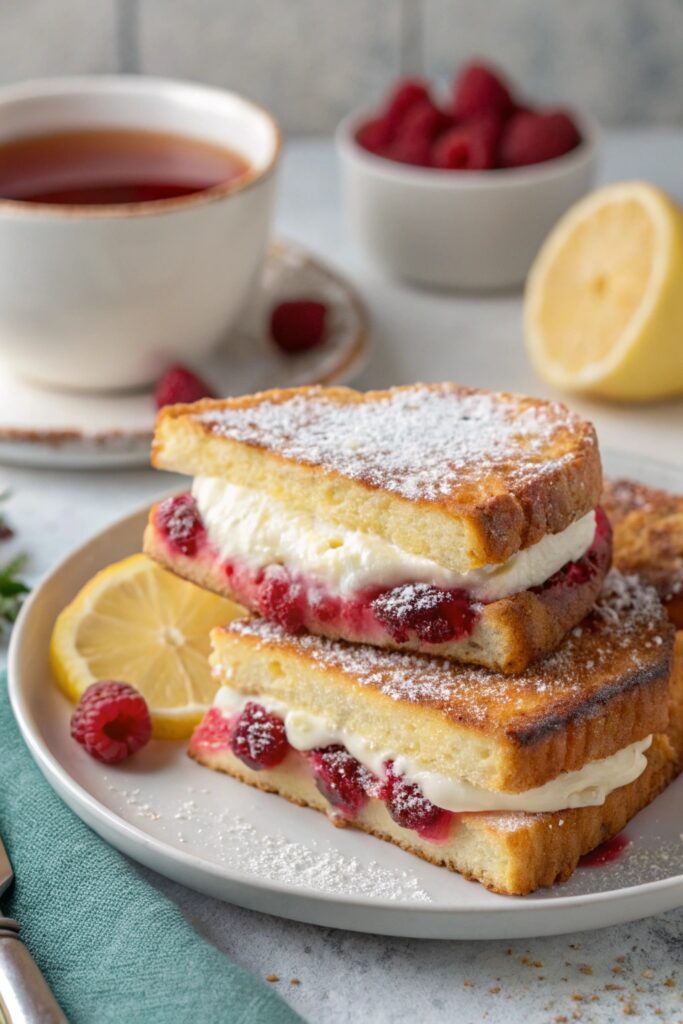 raspberry cream cheese sandwich
