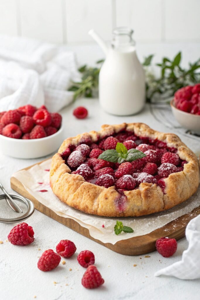 rustic raspberry dessert delight