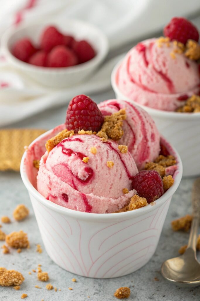 raspberry ice cream delight