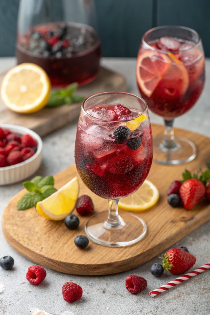 red wine soda refreshing