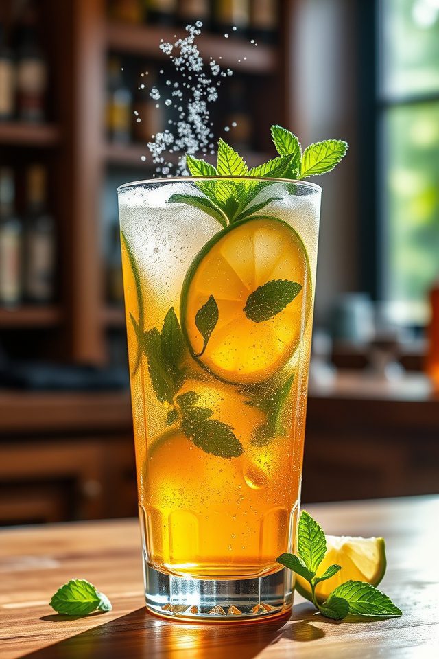 refreshing beer cocktail creation