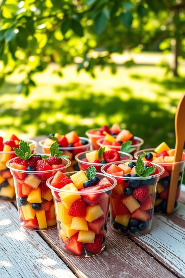 revitalizing healthy fruit cups