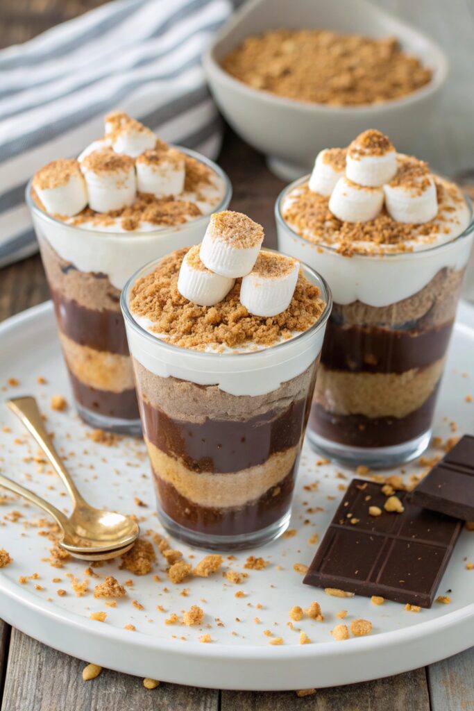 S'mores Pudding Parfaits