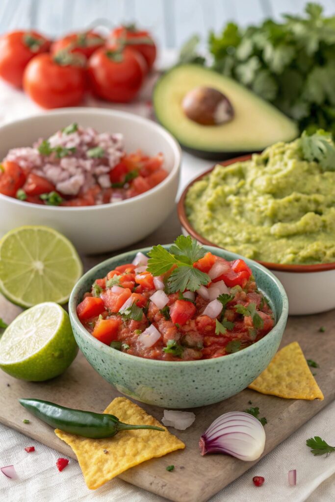 Salsa and Guacamole Duo