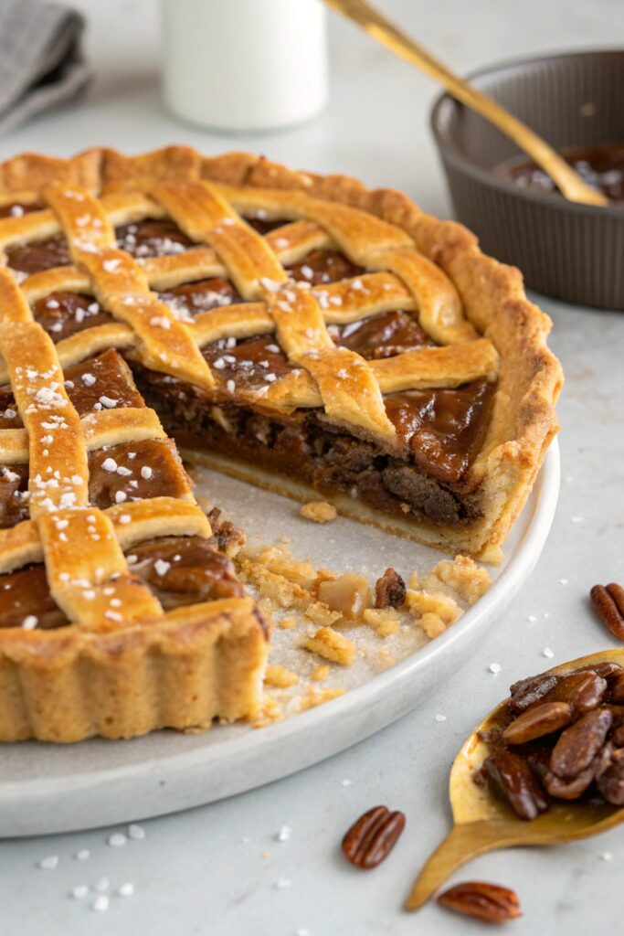 salted caramel chocolate pecan