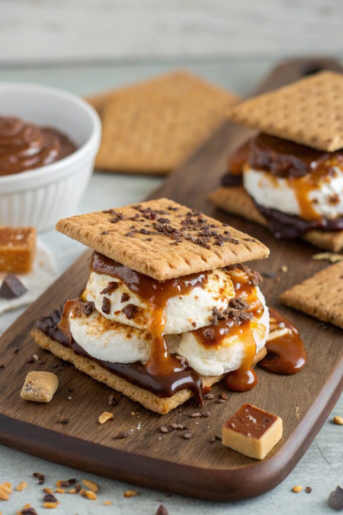 salted caramel s mores delight