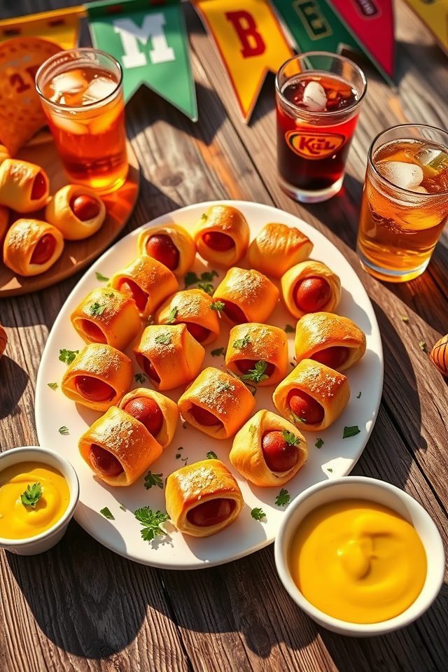 sausage wrapped in pastry