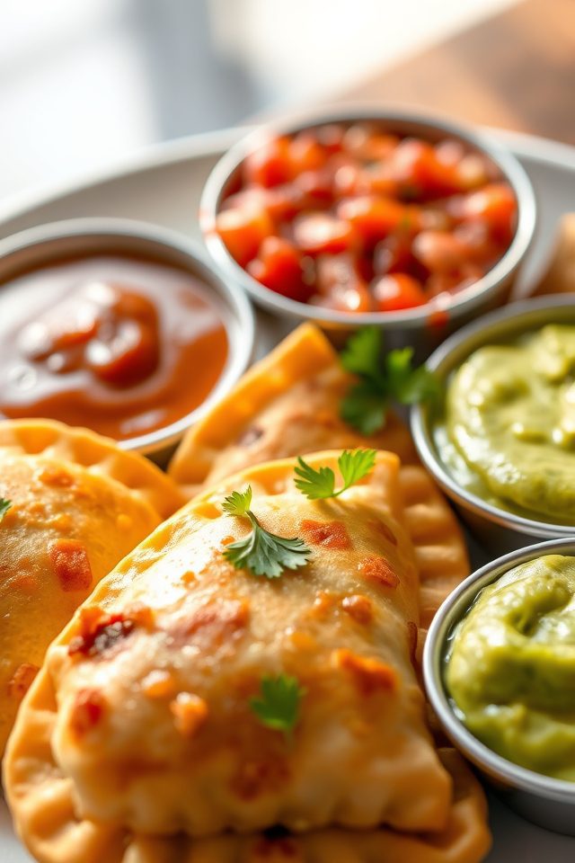 savory beef filled pastries