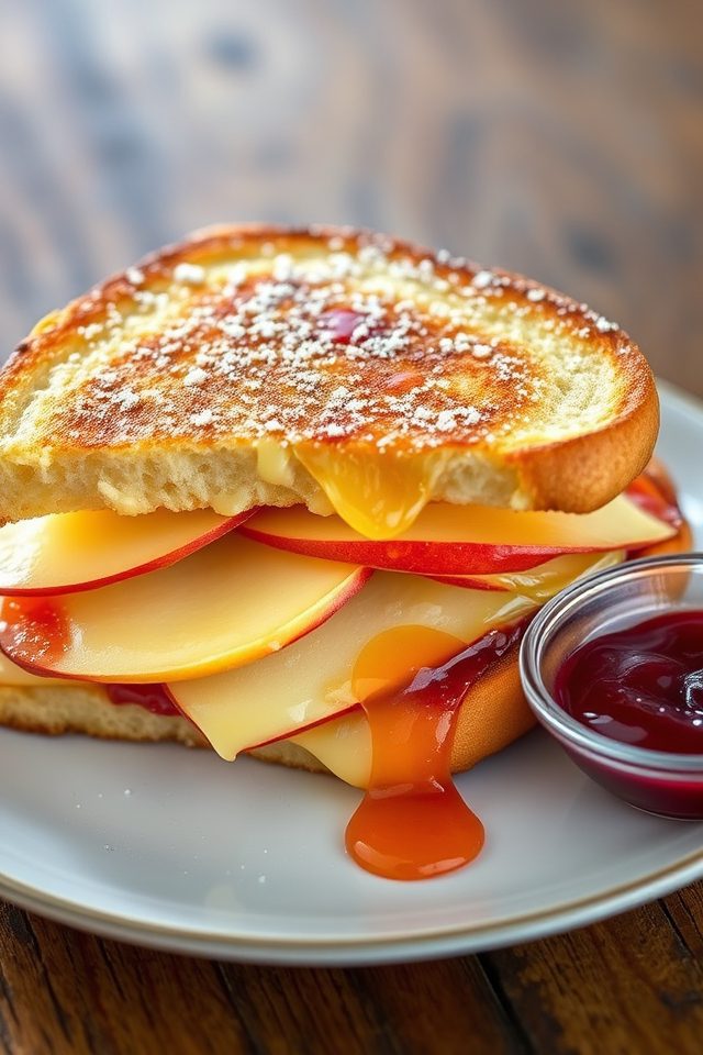 savory sweet monte cristo sandwich