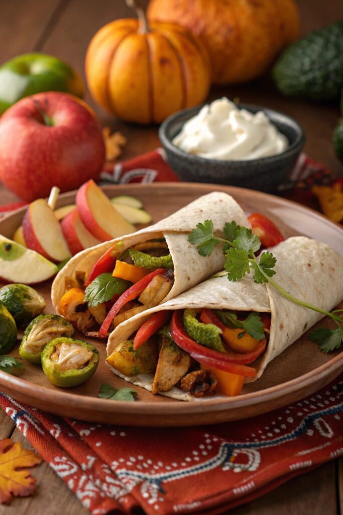 fall veggie fajitas delight