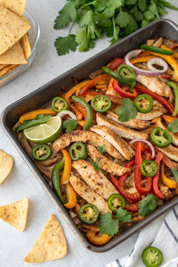 hassle free one pan fajitas