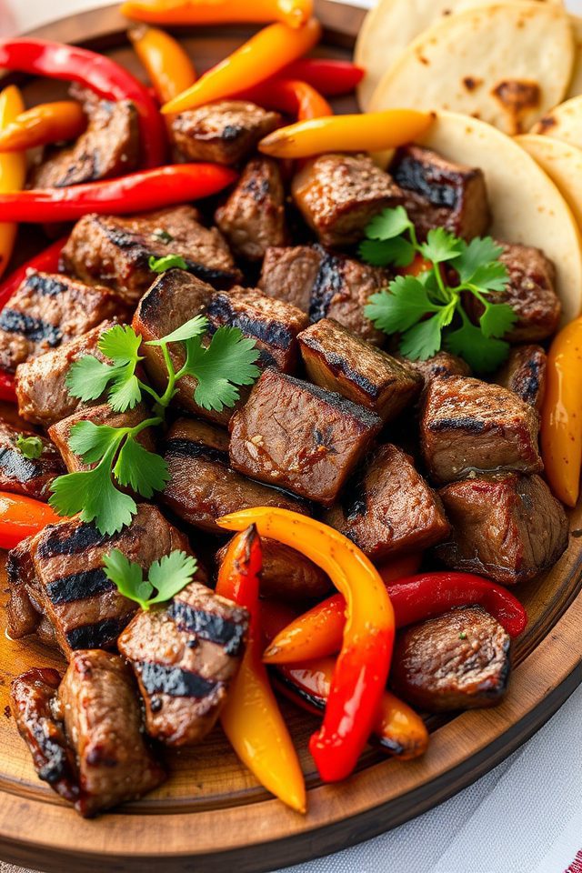 sizzling beef fajitas recipe