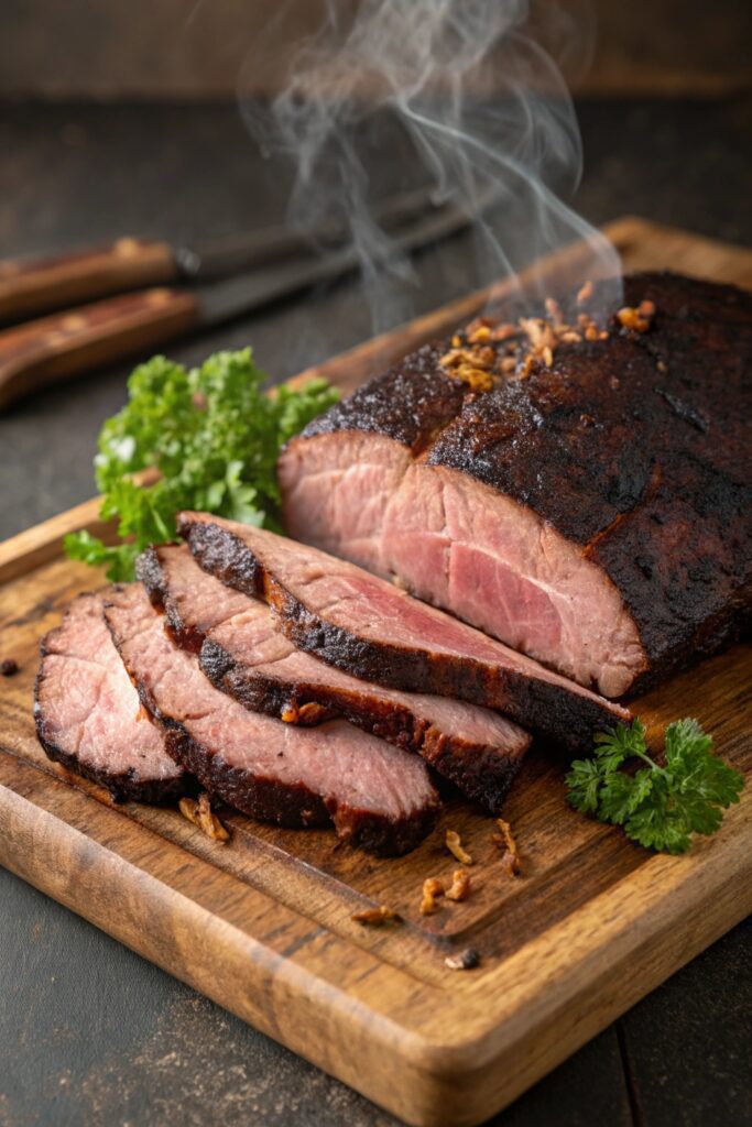 smoky brisket low and slow
