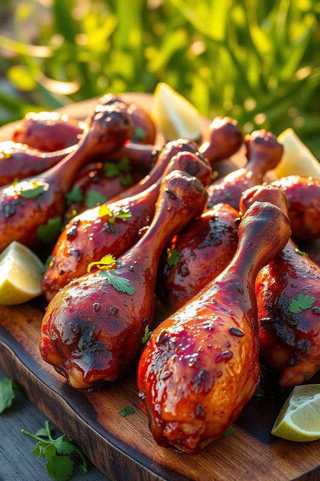 smoky chipotle marinated drumsticks