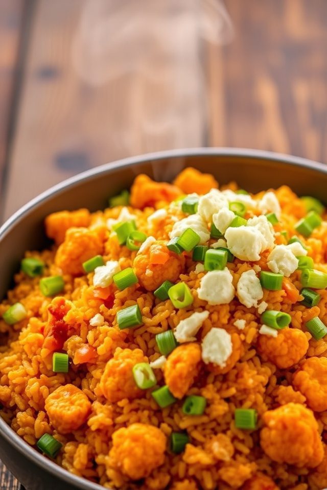 spicy cauliflower rice dish