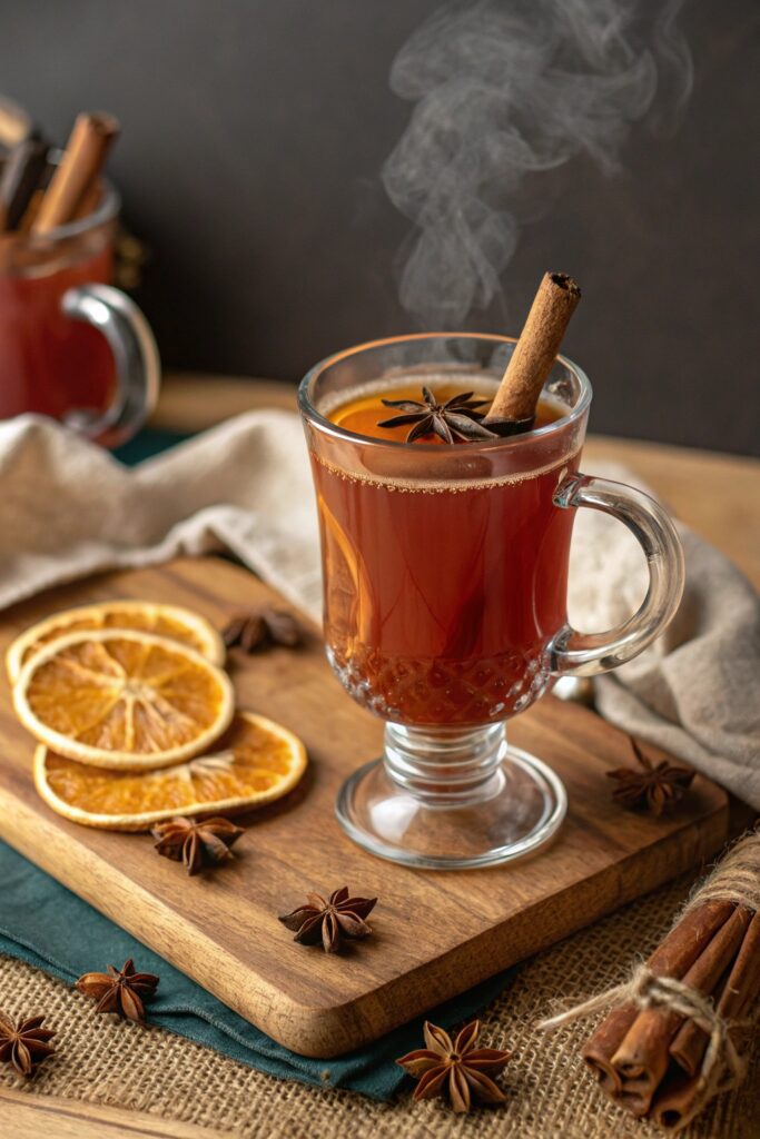 spiced bourbon apple cider