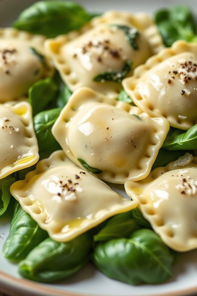 spinach ricotta ravioli recipe