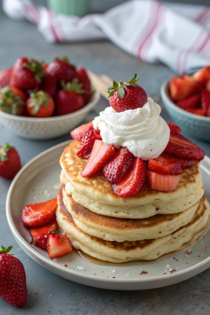 Strawberry Shortcake Pancakes