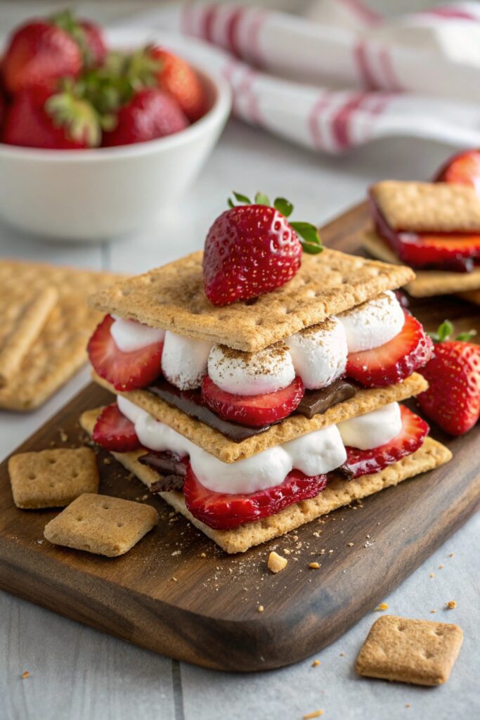 strawberry shortcake s mores delight