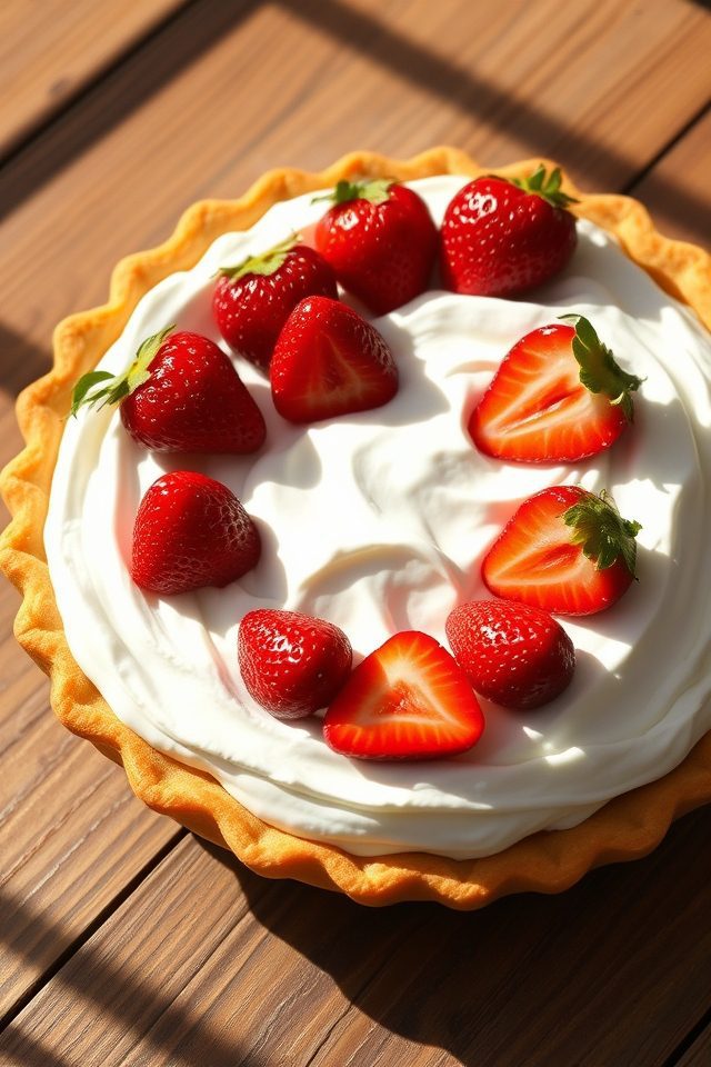 strawberry cream pie delight
