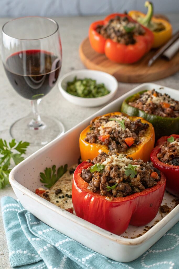 savory stuffed bell peppers